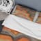 Designart 'Abstract Gilded Orange Waves' Geometric Bedding Set - Duvet Cover & Shams